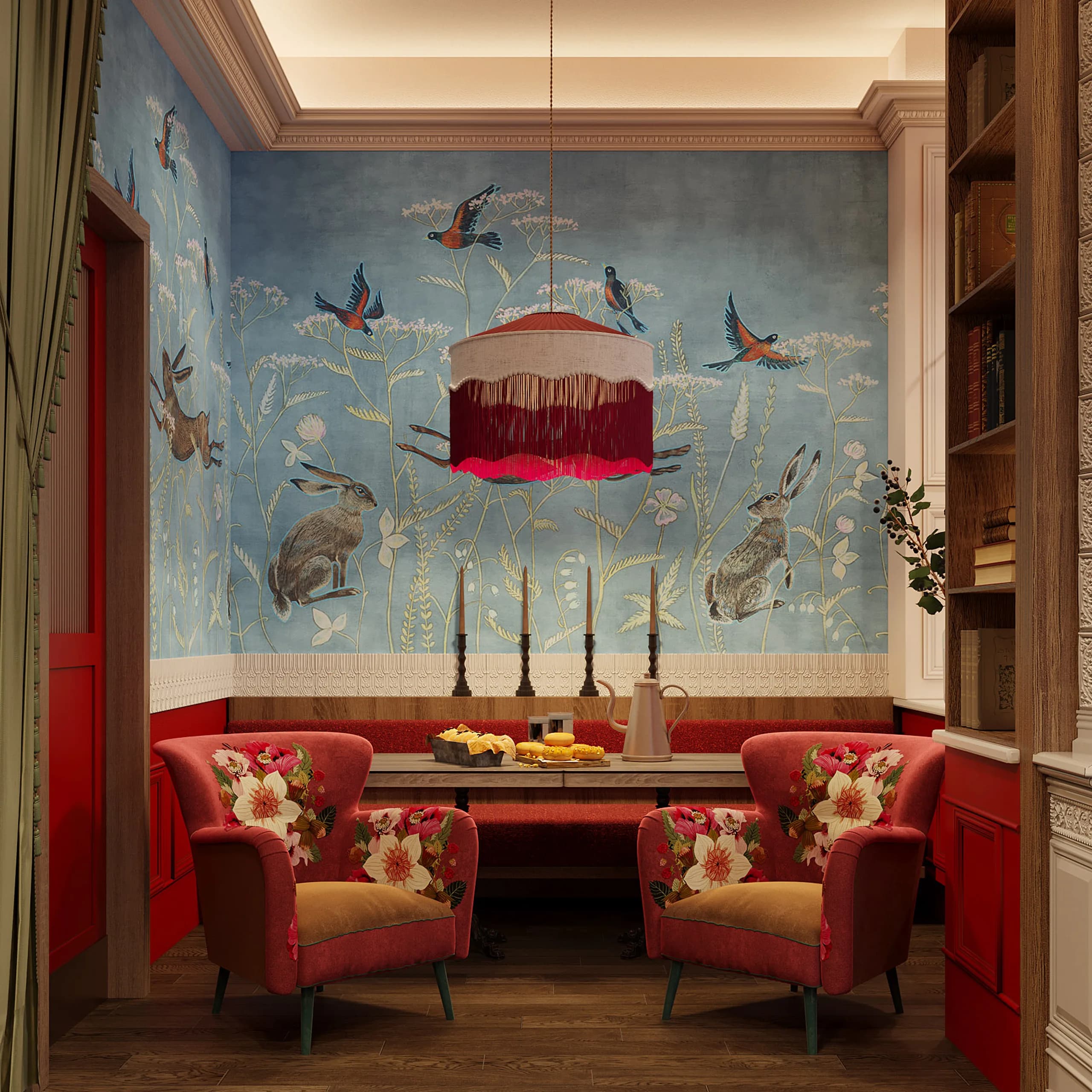 The dining room at Pechka Café and Bakery