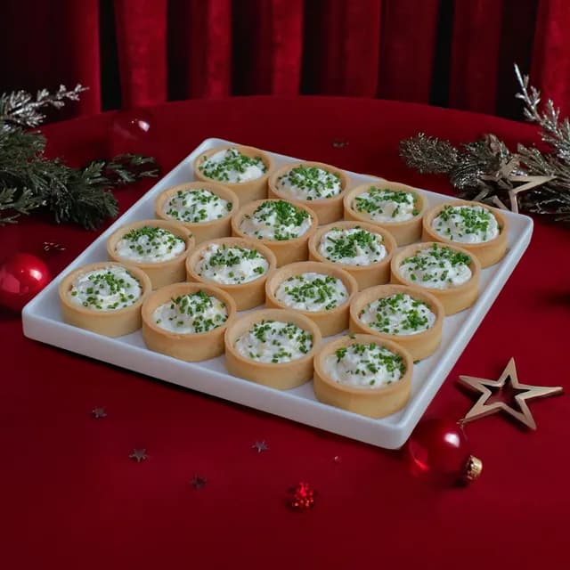 Garlic & Cream Cheese Tartlets
