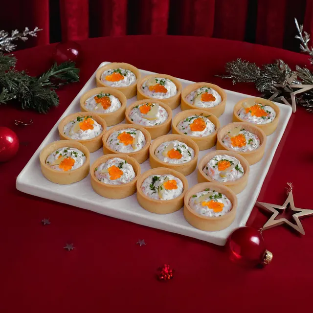 Salmon & Cream Cheese Tartlets