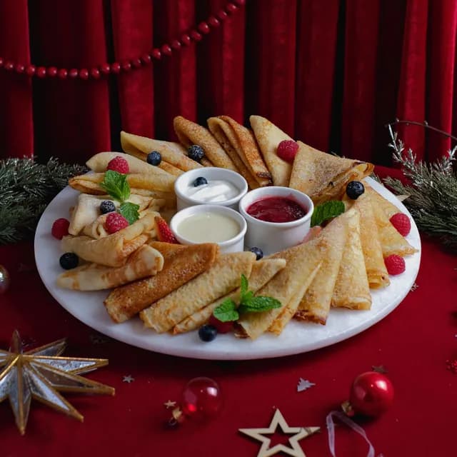 Sweet Russian Blini (Crêpes)